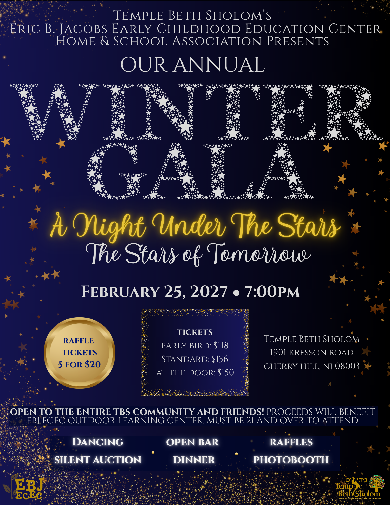 Winter Gala invitation artwork
